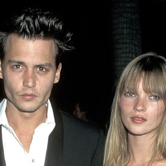 Johnny Depp and Kate Moss